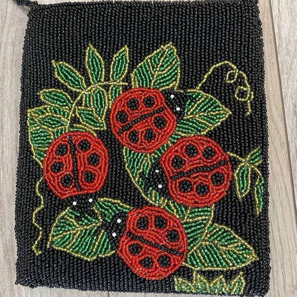Vintage beaded purse - Picture 2 of 4